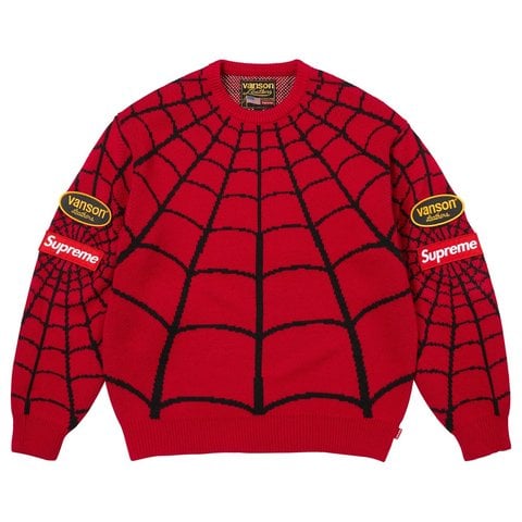 Supreme®/Vanson Leathers® Spider-Man Sweater - Supreme