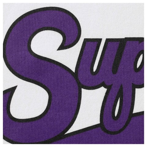 Supreme Tiger Raglan L/S Top - White
