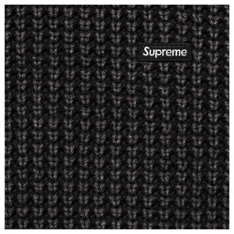 Washed Small Box Waffle Sweater - Supreme