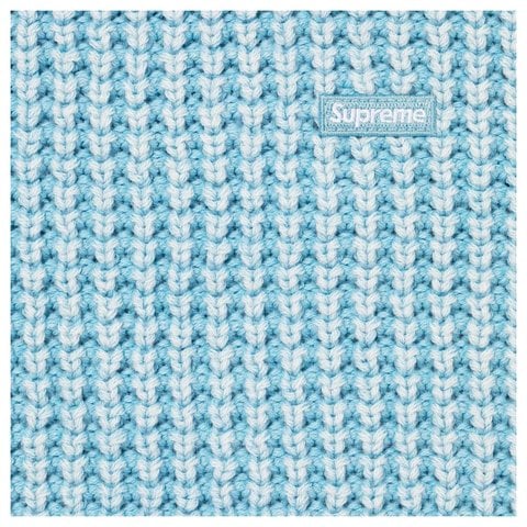 Washed Small Box Waffle Sweater - Supreme