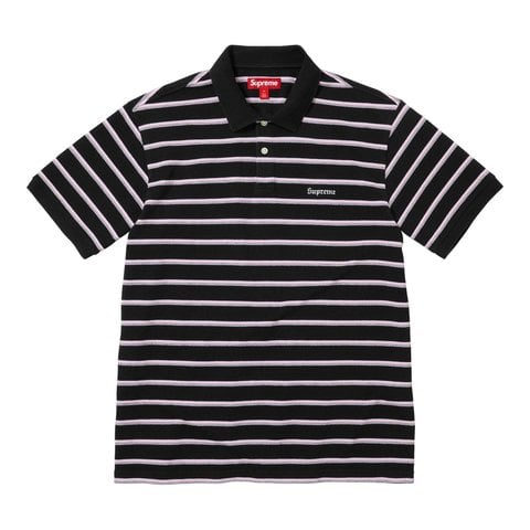 トップス Supreme Washed Stripe Polo Navy Supreme Washed Stripe Polo Navy Men's - SS26 - US