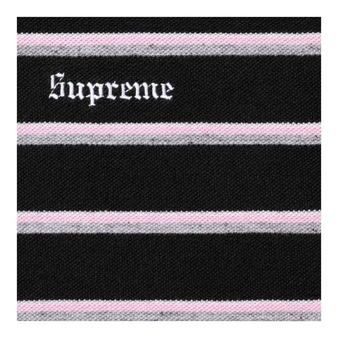 トップス Supreme Washed Stripe Polo XL Supreme Washed Stripe Polo Black Men's - SS26 - US
