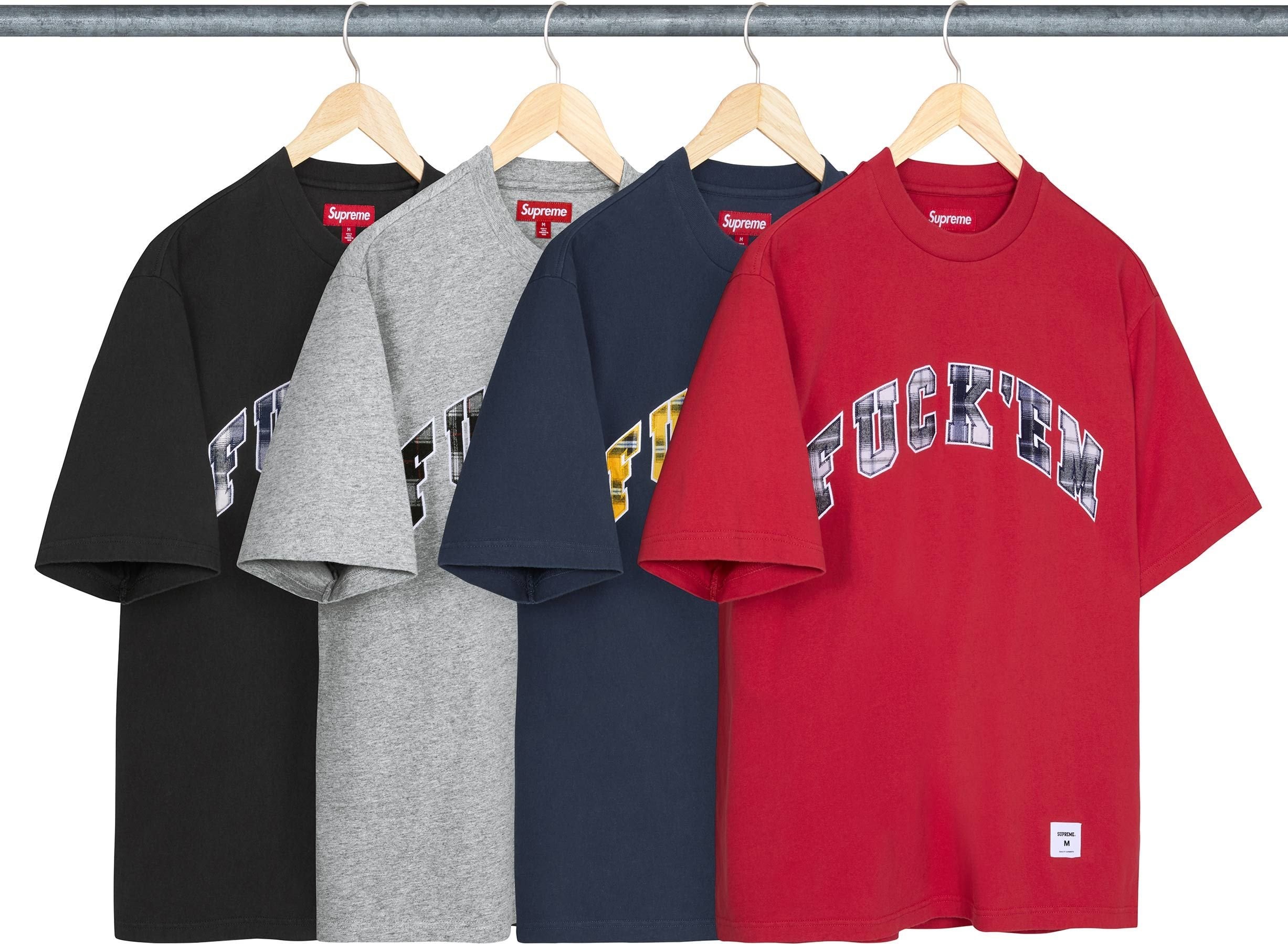Fuck Em Plaid S/S Top - spring/summer 2026 - Supreme