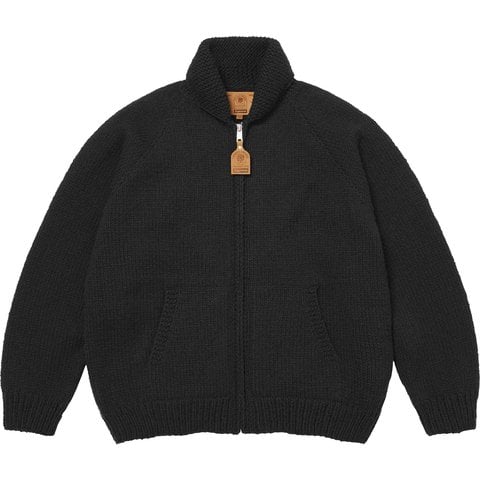 Supreme Ghostface® Cowichan Sweater - Black