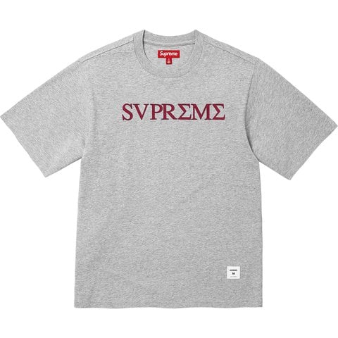 Supreme Greek S/S Top - Heather Grey