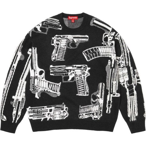 Supreme Guns Sweater - Black