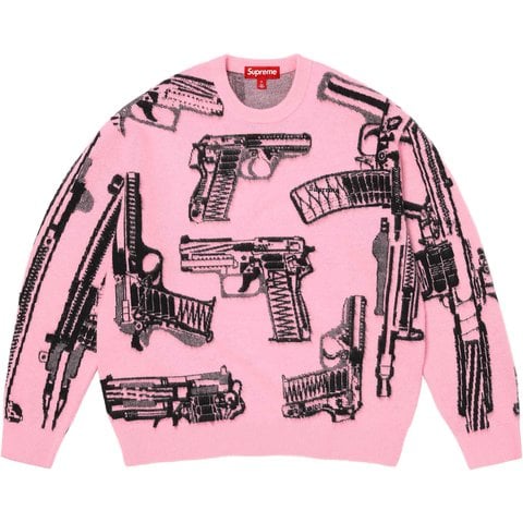 Supreme Guns Sweater - Pink