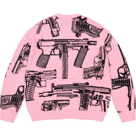 Supreme Guns Sweater - Pink