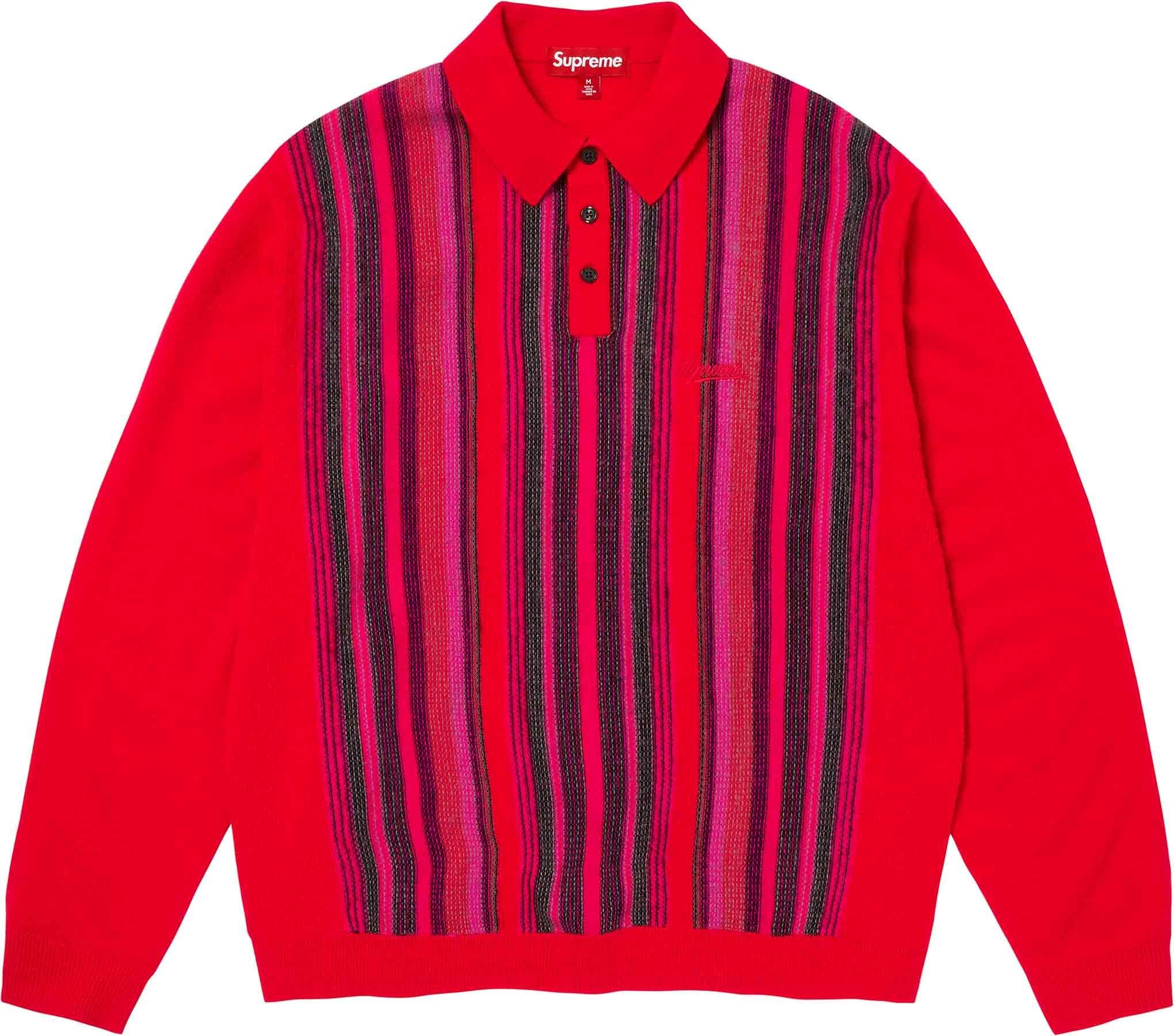 Multi Stripe Polo Sweater - spring/summer 2026 - SupremeCommunity