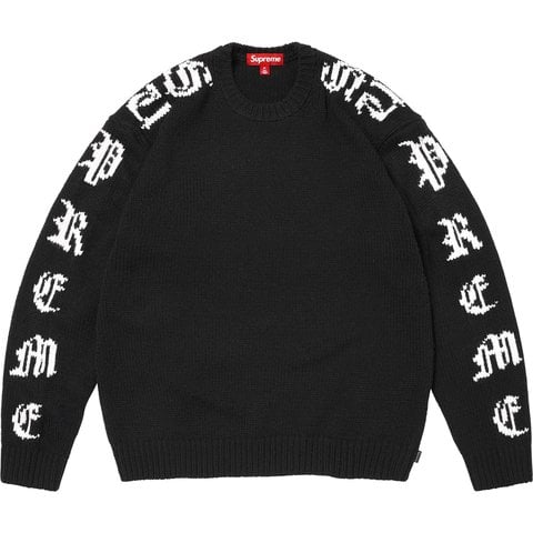 Old English Sleeves Sweater - spring/summer 2026 - Supreme