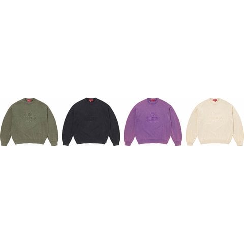 Overdyed Raised Sweater