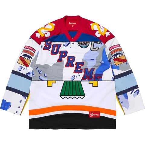 Supreme Paneled Hockey Jersey - White