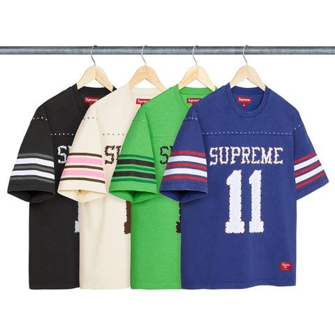 Studded S/S Football Top - SupremeCommunity
