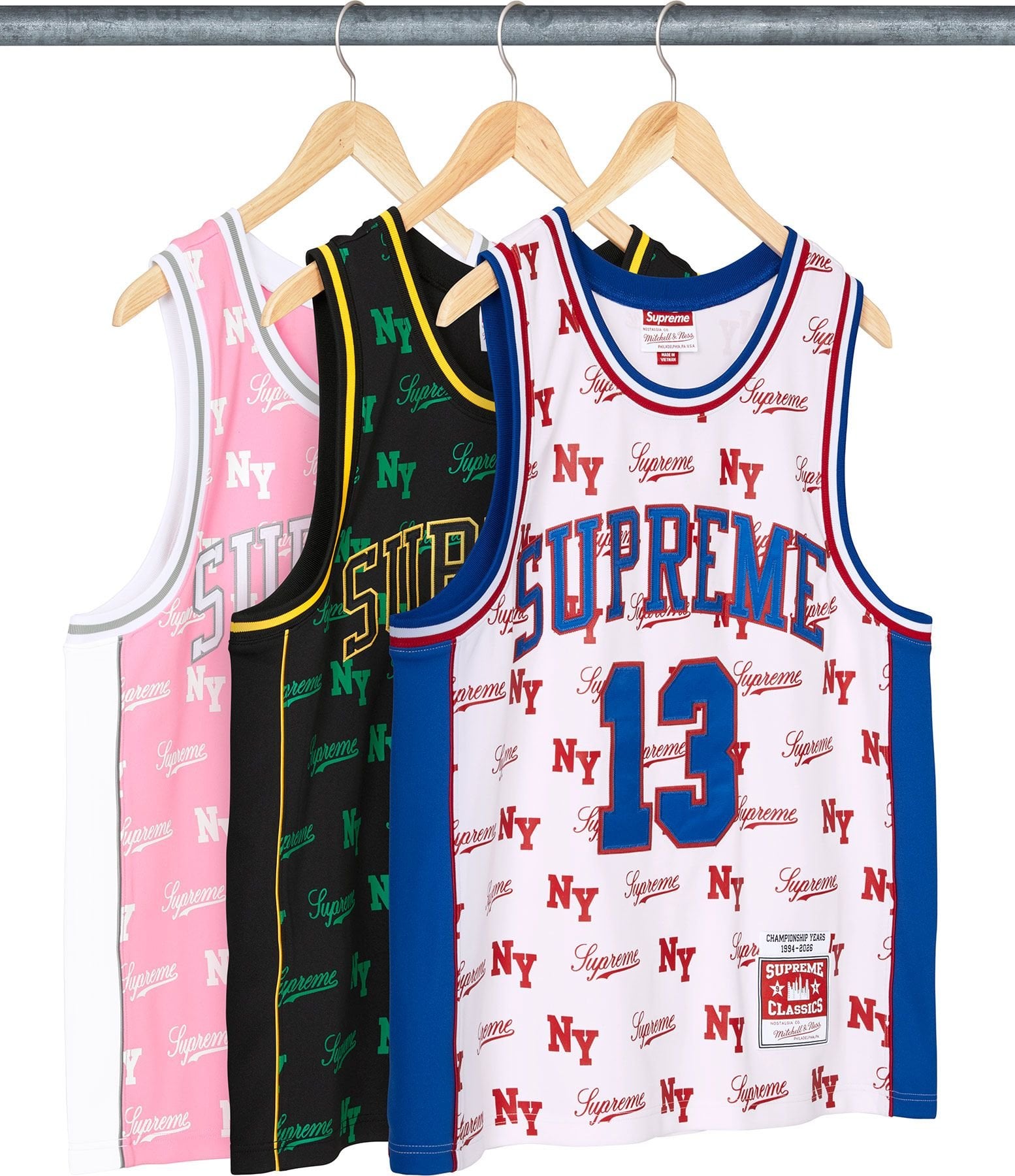 Supreme®/Mitchell & Ness® Monogram Basketball Jersey - spring