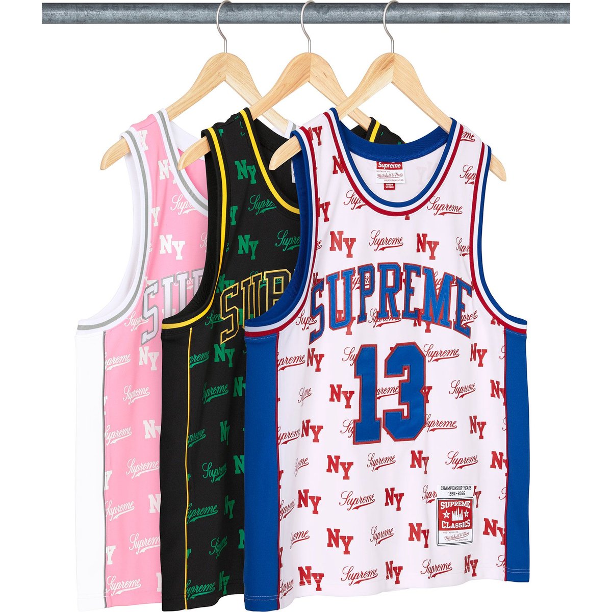Supreme®/Mitchell & Ness® Monogram Basketball Jersey - spring