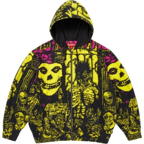Supreme/The Misfits® Zip Up Hooded Sweater - Supreme