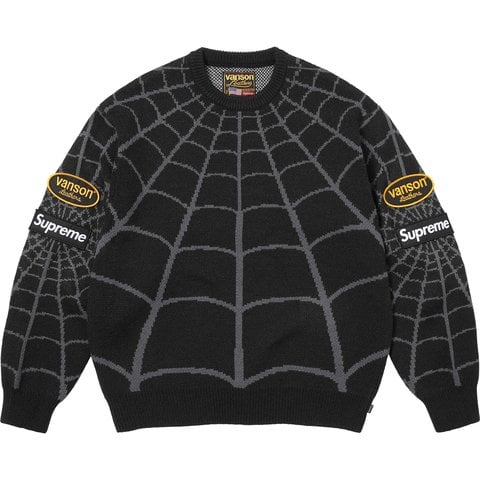 Supreme®/Vanson Leathers® Spider-Man Sweater - Supreme