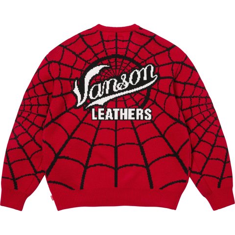 Supreme®/Vanson Leathers® Spider-Man Sweater - Supreme