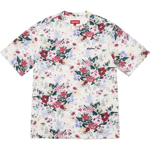 Supreme Washed S/S Top - Floral
