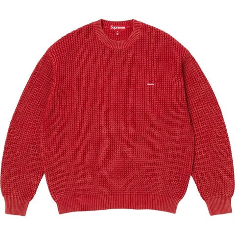 supreme Small Box Waffle Sweater Lサイズ Supreme Waffle Small Box Sweater Stone Men's - FW24 - US