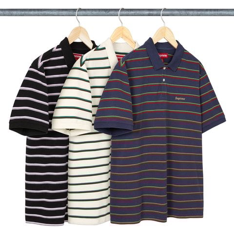 Washed Stripe Polo