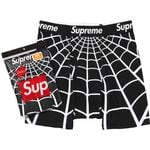Supreme Supreme®/Hanes® Spider-Man Boxer Briefs (2 Pack) Black