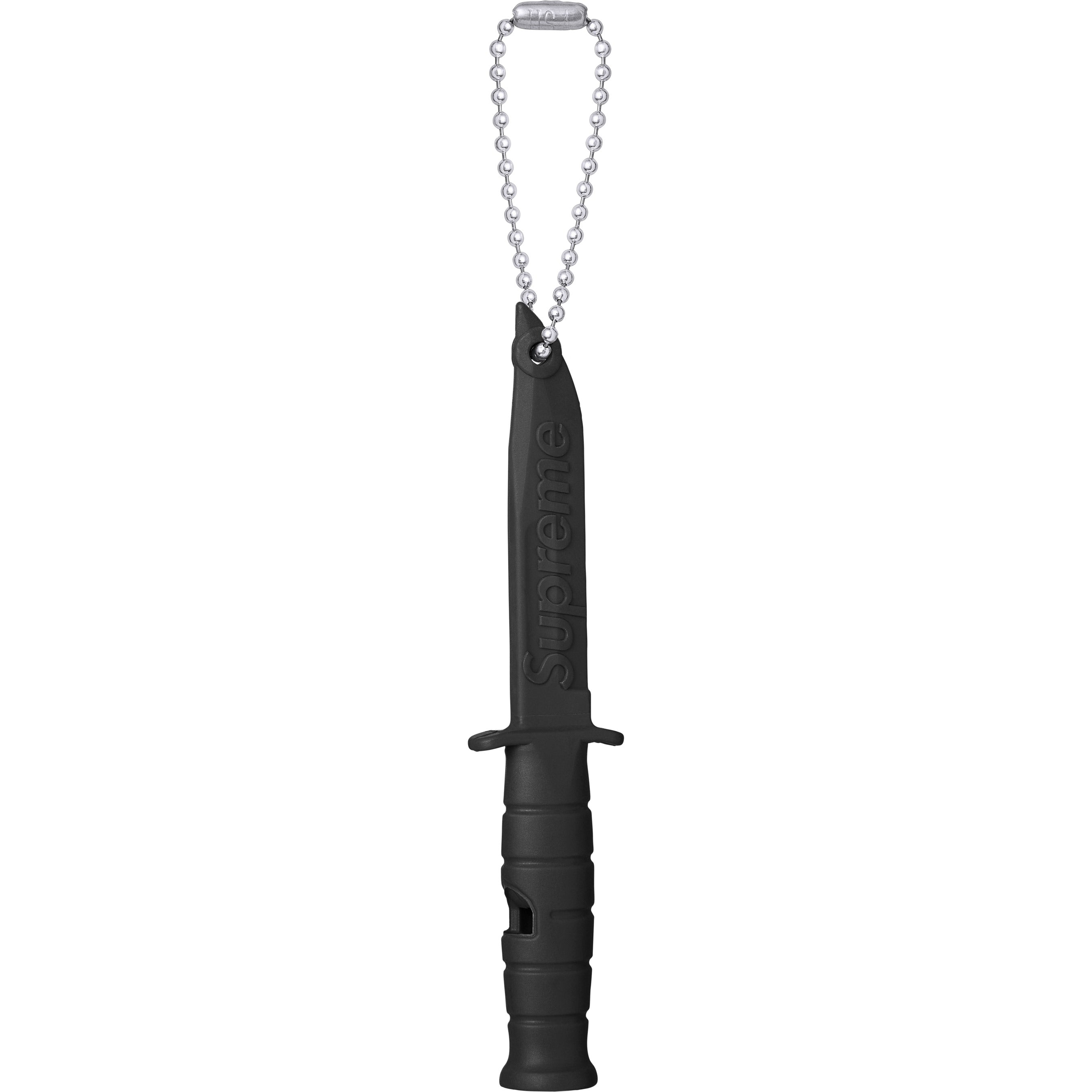 Supreme Supreme®/Ka-Bar Emergency Whistle Keychain Black