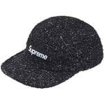 Supreme Bouclé Camp Cap Black
