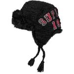 Supreme Crochet Earflap Beanie Black