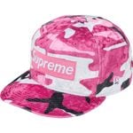 Supreme Crushed Velvet Box Logo New Era® Pink Camo