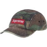 Supreme Overdyed Camp Cap Woodland Camo