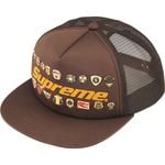 Supreme Pins Mesh Back 5-Panel Brown