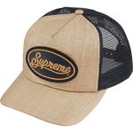 Supreme Raffia Mesh Back 5-Panel Tan