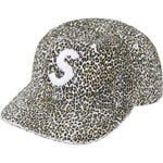 Supreme S Logo Corduory 6-Panel Leopard