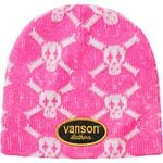 Supreme Supreme®/Vanson Leathers® Skull Beanie Pink