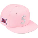 Supreme Swarovski® S Logo New Era® Pink
