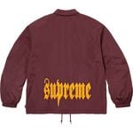 Supreme Coaches Jacket Burgundy
