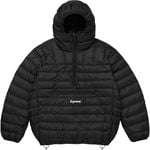 Supreme Micro Down Half Zip Hooded Pullover Black