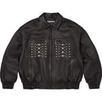Supreme Multi Studded Leather Jacket Black