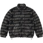 Supreme Repeat Jacquard Fleece Jacket Black