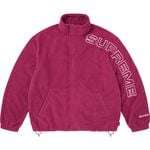Supreme Spellout Embroidered Polartec® Jacket Raspberry