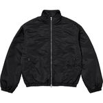 Supreme Stand Collar Lined Nylon Jacket Black