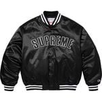 Supreme Supreme®/Champion® Satin Varsity Jacket Black