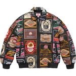 Supreme Supreme®/Martine Rose® Patchwork Labels Leather Jacket Multicolor