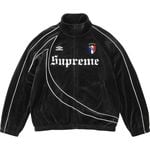 Supreme Supreme®/Umbro® Velour Track Jacket Black