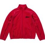 Supreme Velour Mesh Track Jacket Red