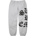 Supreme Cut Out Sweatpant Heather Grey