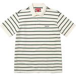 Supreme Washed Stripe Polo White