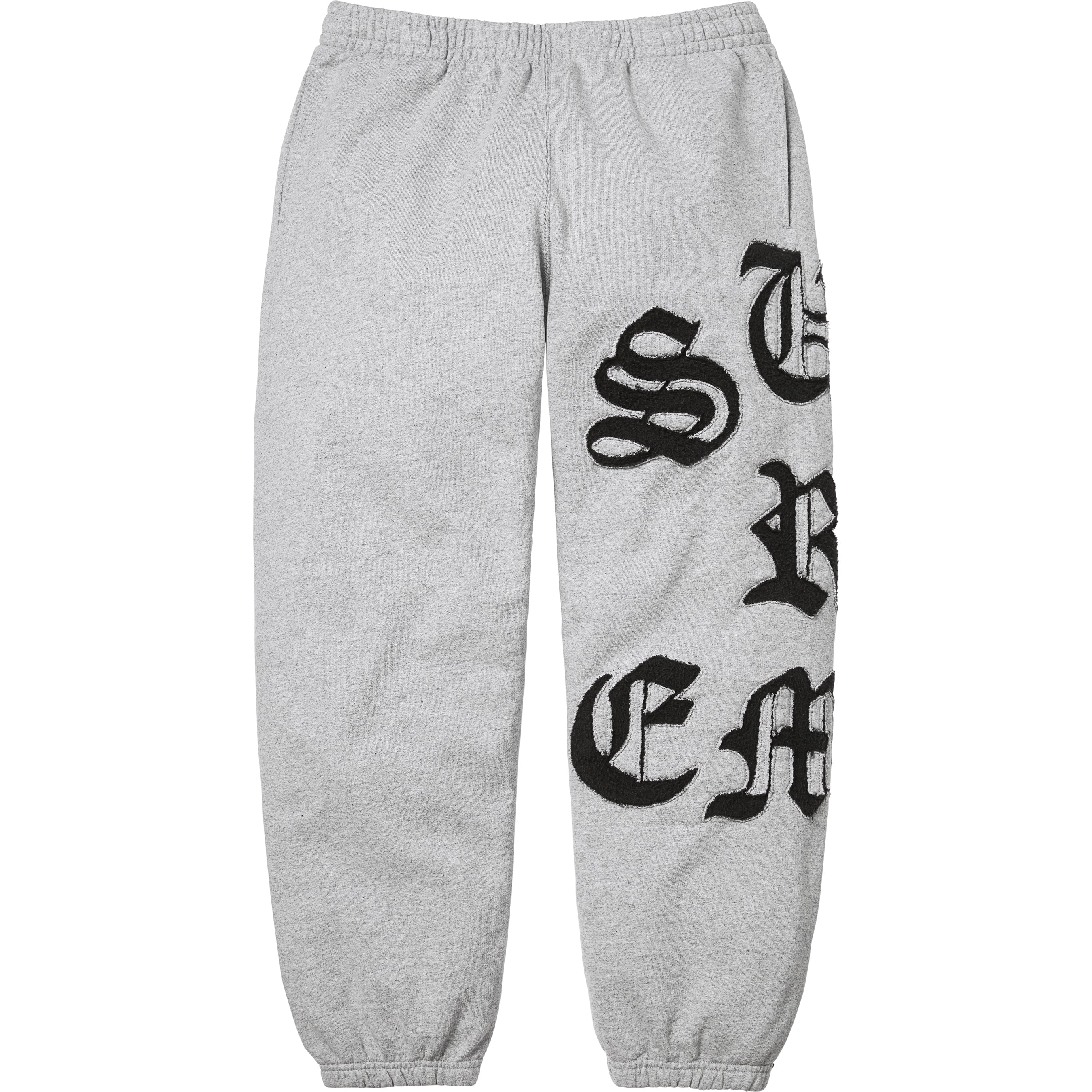Supreme Cut Out Sweatpant Heather Grey