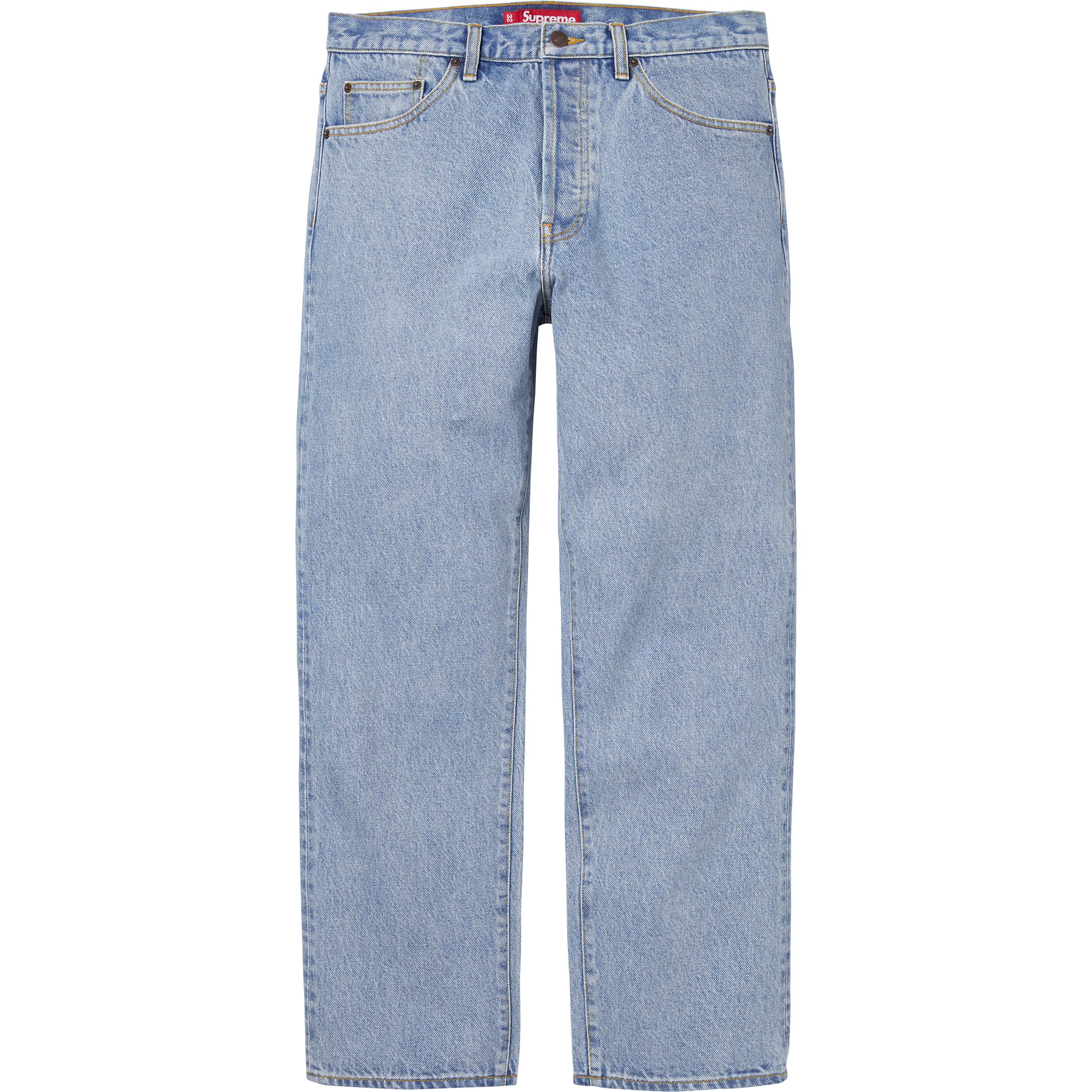 Supreme Regular Jean Washed Indigo